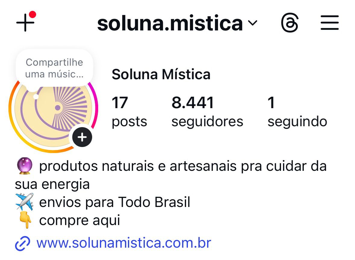 Seguidores Instagram Soluna Mística